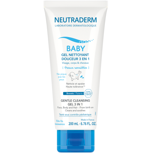 3273816088396 Neutraderm Baby Łagodny żel myjący 3 w 1 - Twarz,ciało&amp;włosy - od urodzenia 200 ml.png