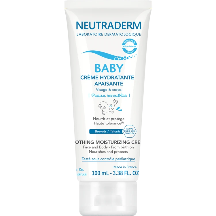3273816089089 Neutraderm Baby Łagodzący krem nawilżający do twarzy i ciała - od urodzenia (tubka).png