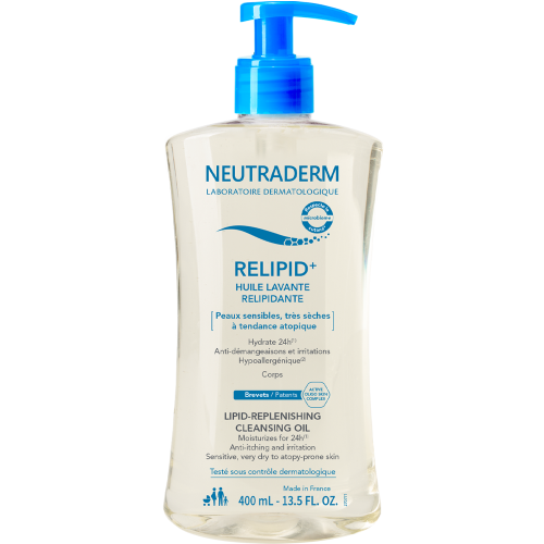 3273816088051 Neutraderm RELIPID+ Olejek do mycia ciała odbudowujący warstwę lipidową 400 ml.png
