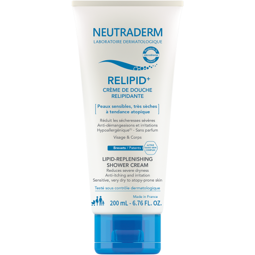 3273816088037 Neutraderm RELIPID+ Krem do mycia pod prysznic odbudowujący warstwę lipidową - Twarz &amp; Ciało 200 ml.png